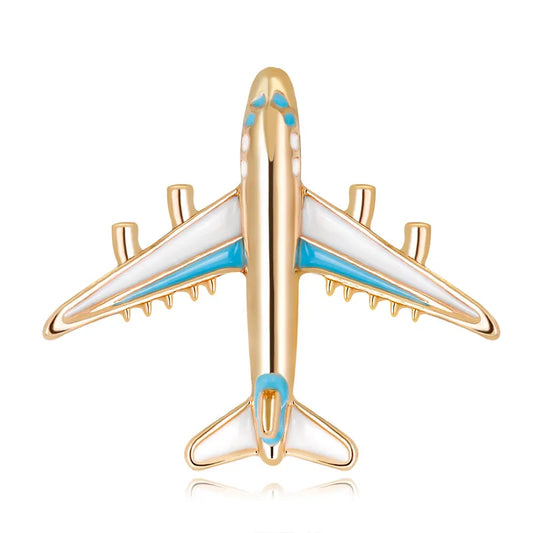 Plane Brooch - PEACHY ACCESSORIES
