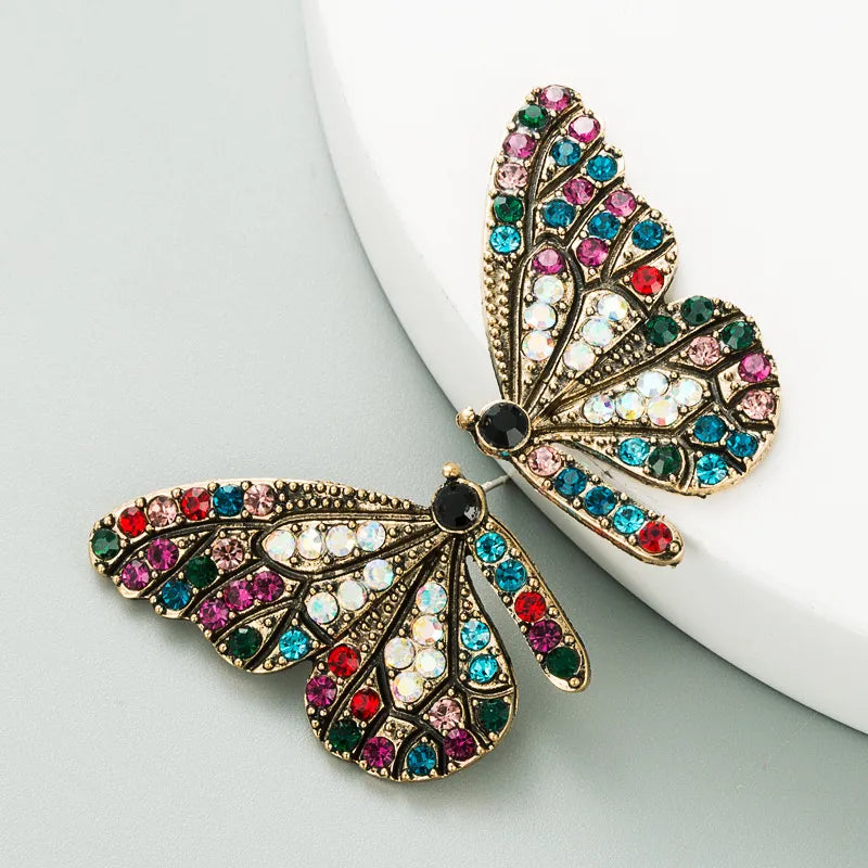 Butterfly Wings Diamond Earrings - PEACHY ACCESSORIES