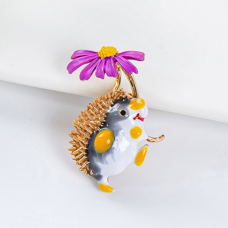 Hedgehog Brooch - PEACHY ACCESSORIES