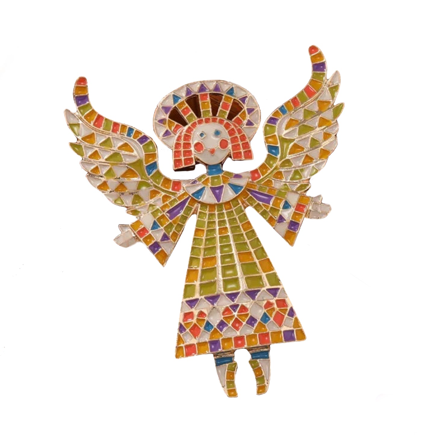 Angel Enamel Brooch - PEACHY ACCESSORIES