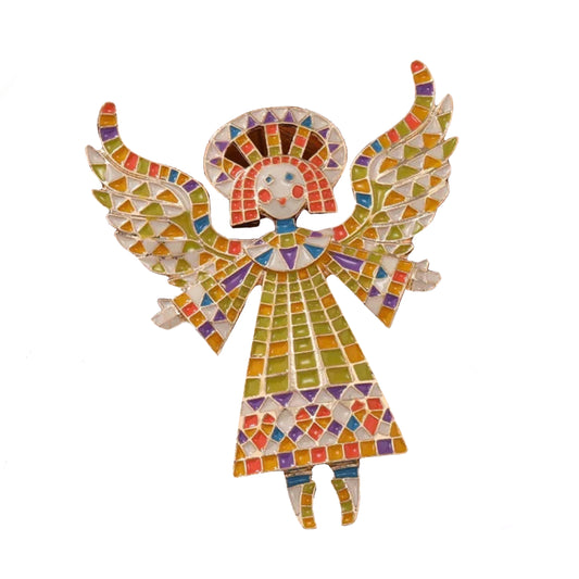Angel Enamel Brooch - PEACHY ACCESSORIES
