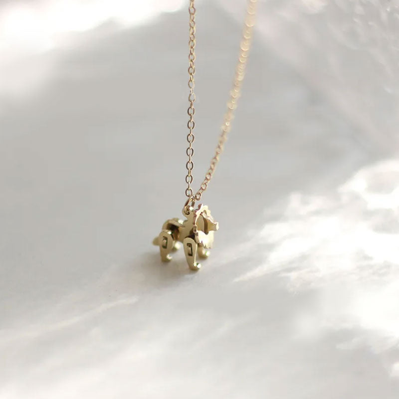 Lion Block Stainless Steel Necklace - PEACHY ACCESSORIES