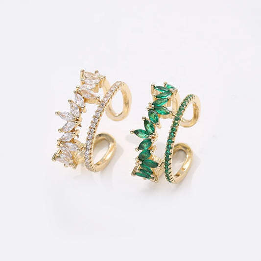 Classic 18K Gold Plated Zircon Ring - PEACHY ACCESSORIES
