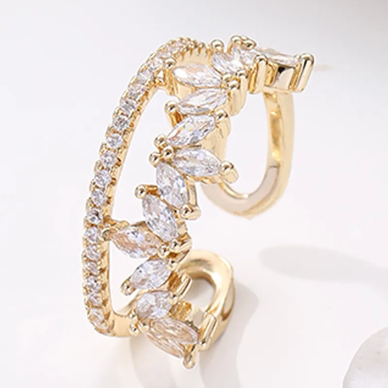 Classic 18K Gold Plated Zircon Ring - PEACHY ACCESSORIES