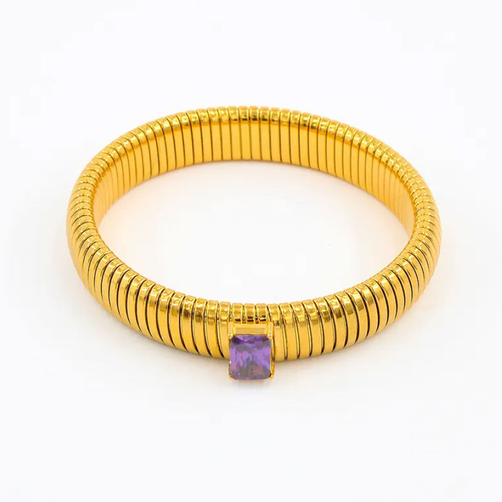 Glam Chunky Gold Kada Bangles - 18K Gold Plated