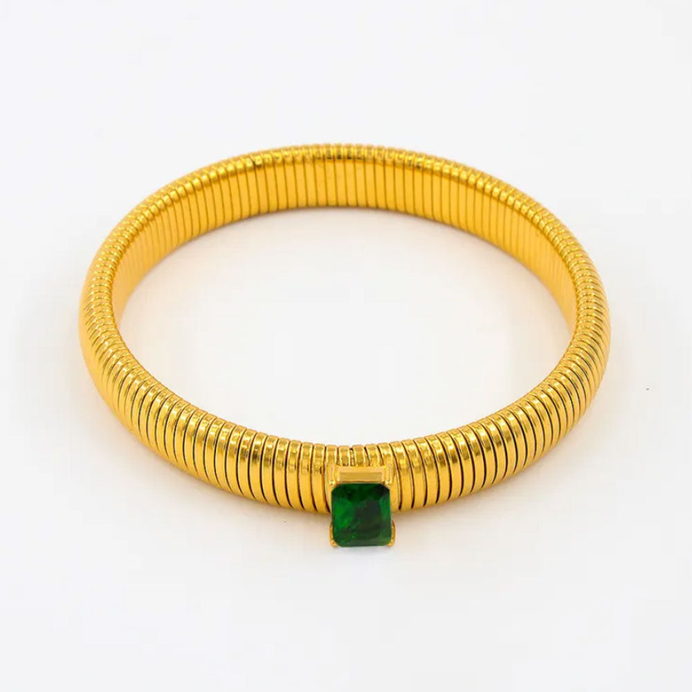 Glam Chunky Gold Kada Bangles - 18K Gold Plated