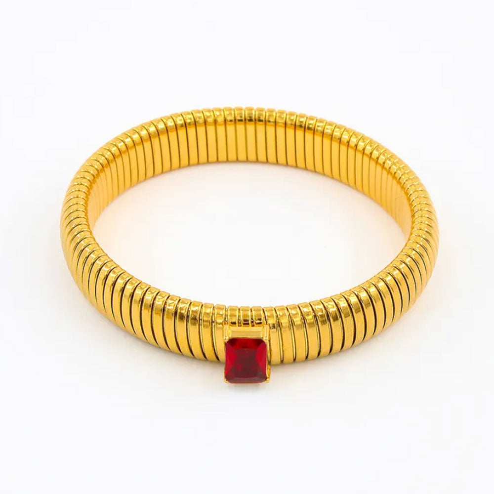 Glam Chunky Gold Kada Bangles - 18K Gold Plated