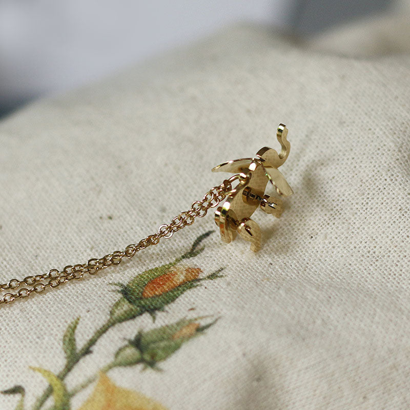 Baby Elephant Stainless Steel Necklace - PEACHY ACCESSORIES