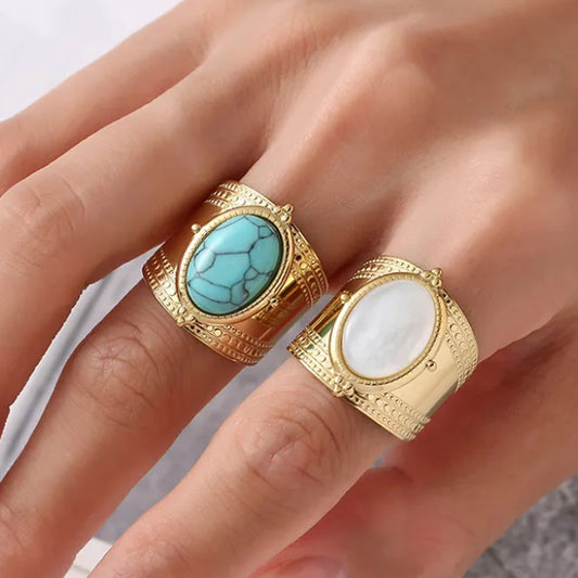 Royal Boho Ring 18K Gold Plated