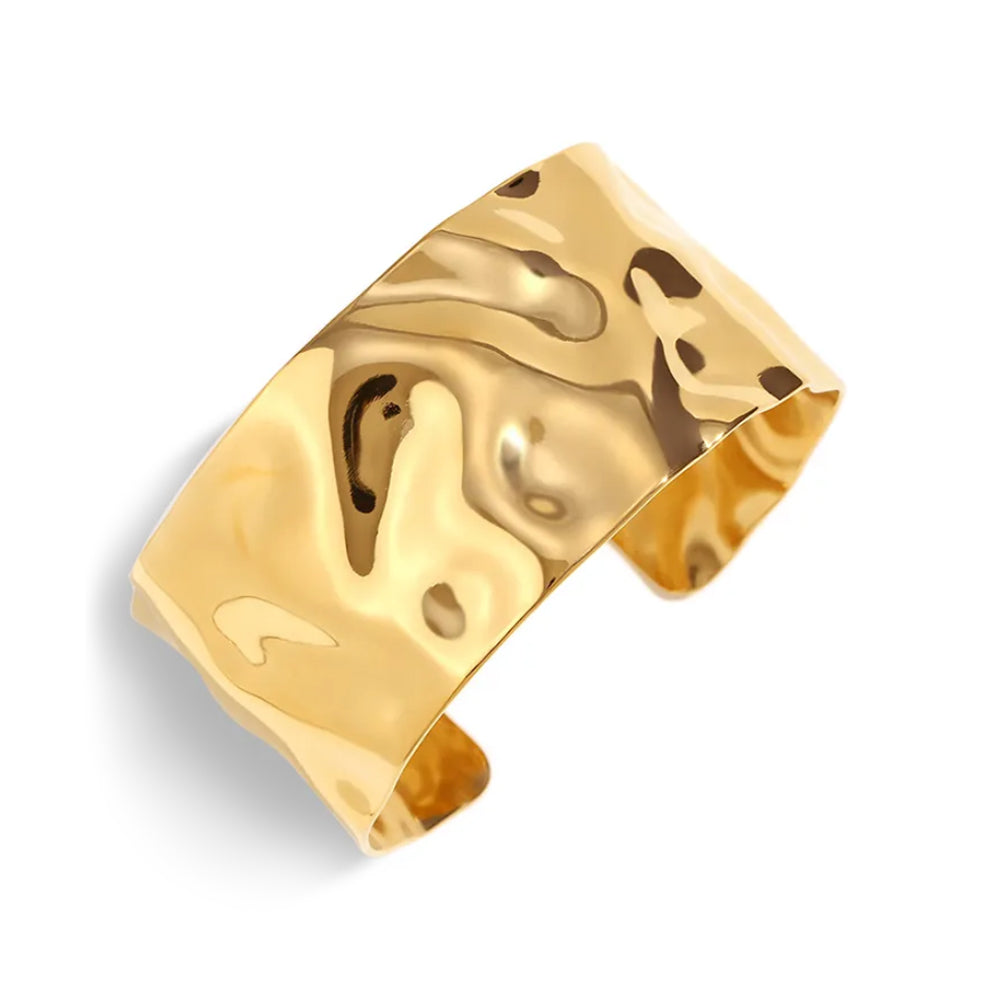 Chunky Kada Bangle 18K Gold Plated