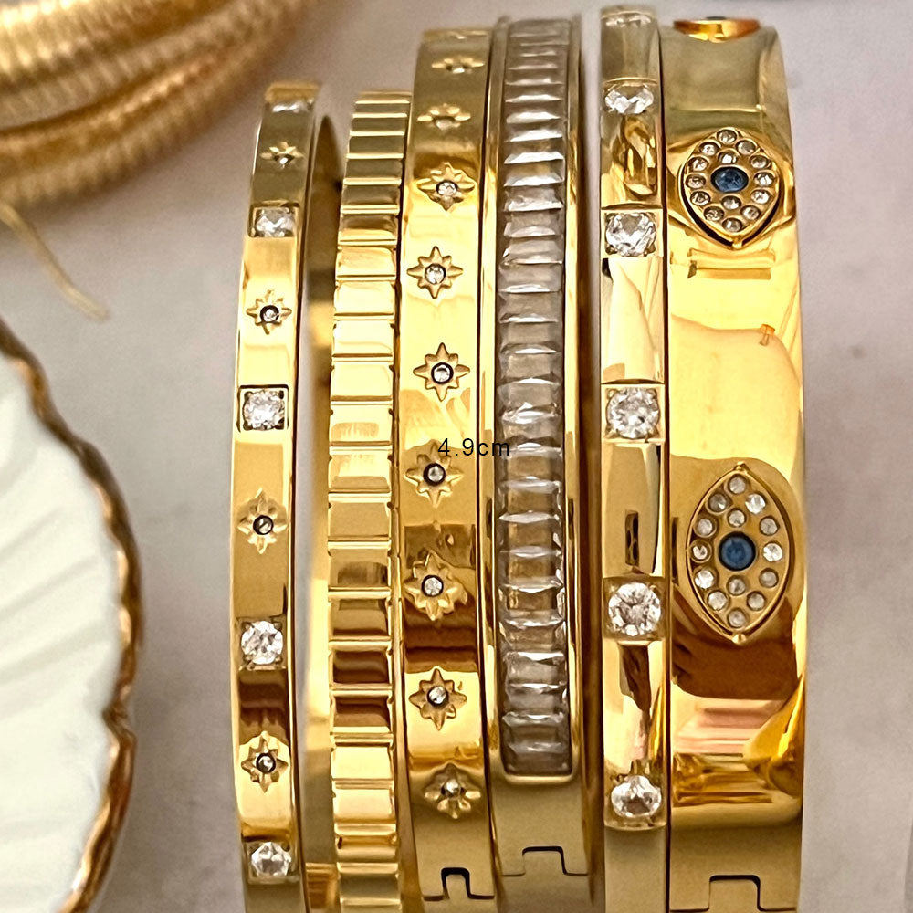 Star Kada Banagle - 18K Gold Plated