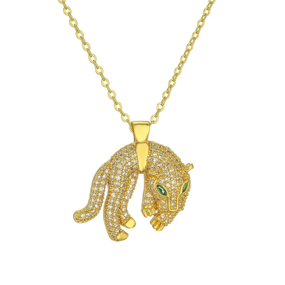 Luxurious Leopard Necklace - 18K Gold Plated