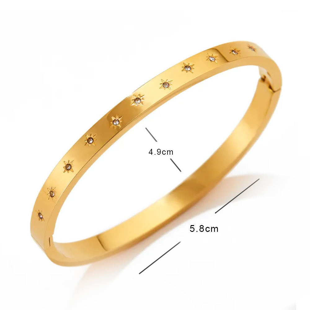 Star Kada Banagle - 18K Gold Plated