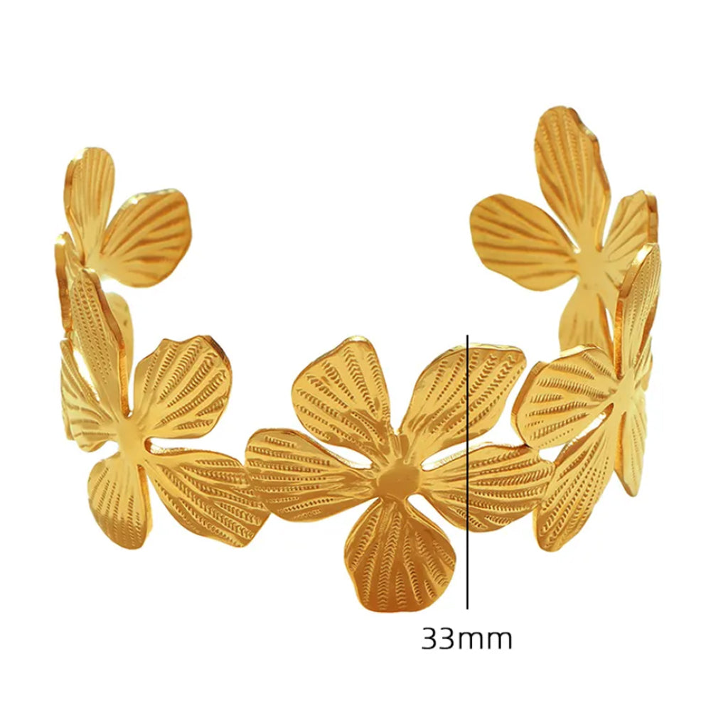 Classic Floral Kada Bracelet