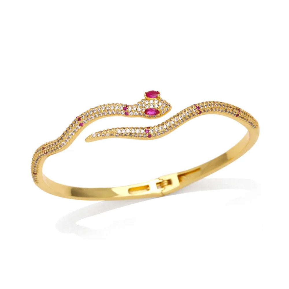 Classic Serpent Bangle - 18K Gold Plated