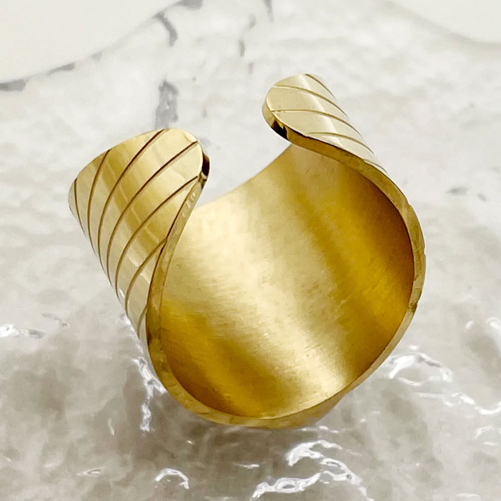 Classic Snake Ring - 18K Gold Plated