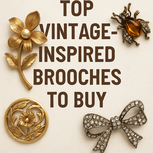 Shop Vintage-Inspired Brooches: Top Picks