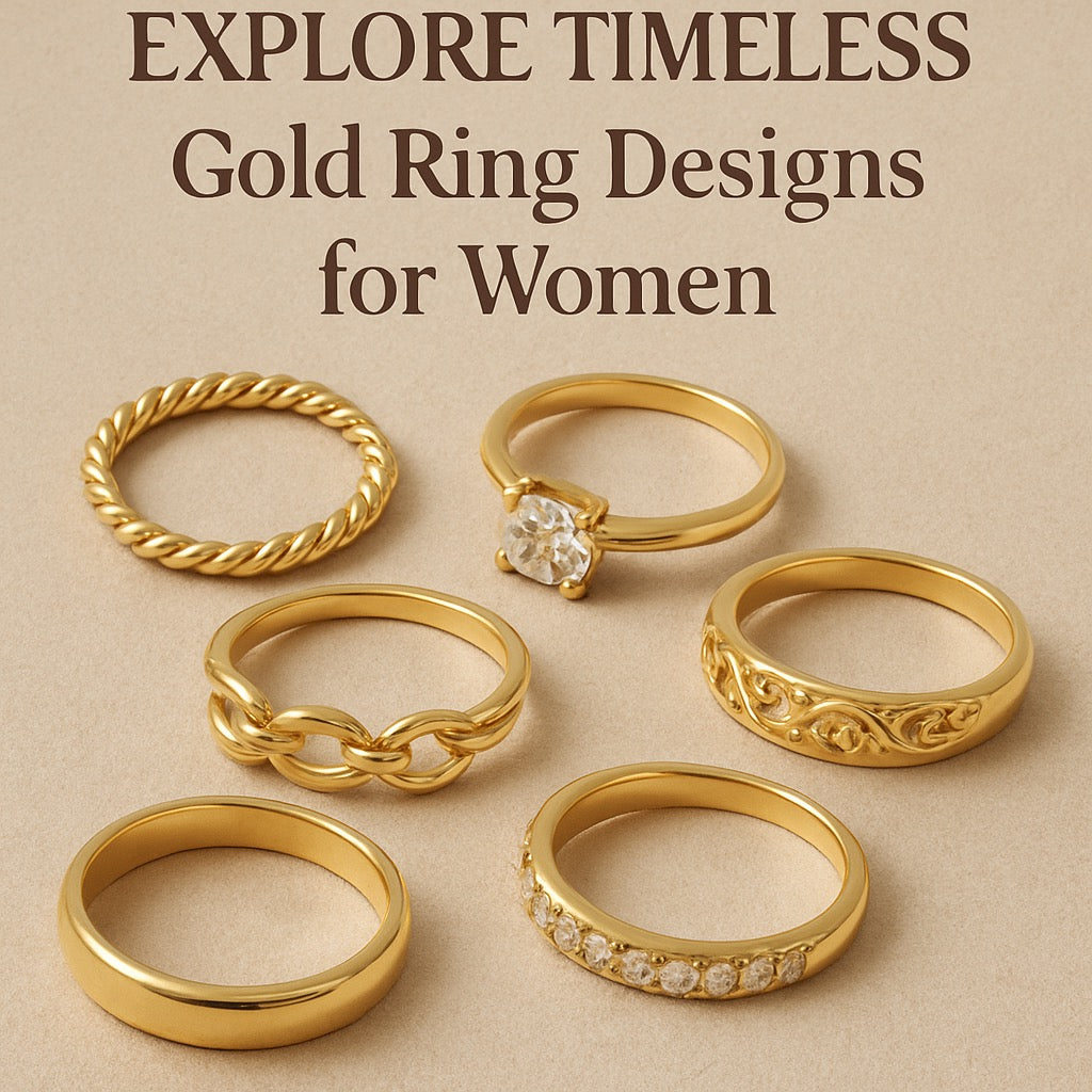 Timless Gold Rings Explore Timeless Gold Ring Designs for Women – PEACHY ACCESSORIES