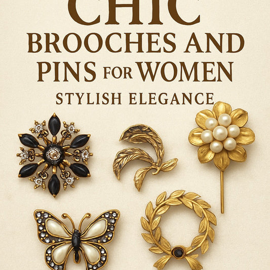 Chic Brooches and Pins for Women: Stylish Elegance