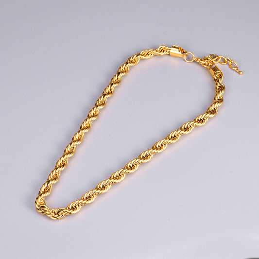 Chunky Twisted Chain - 18K Gold Plated