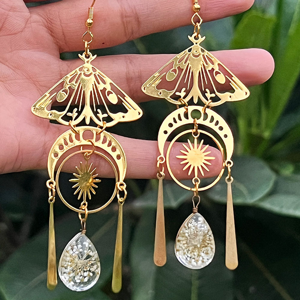 Classic Moth Earrings - 18K Gold Plated