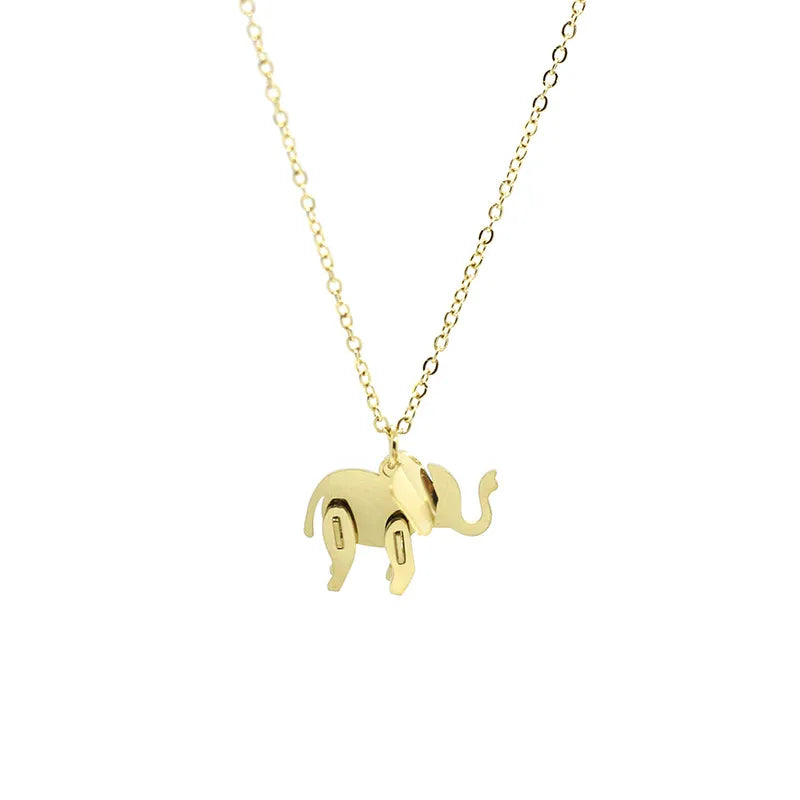 Baby Elephant Stainless Steel Necklace - PEACHY ACCESSORIES