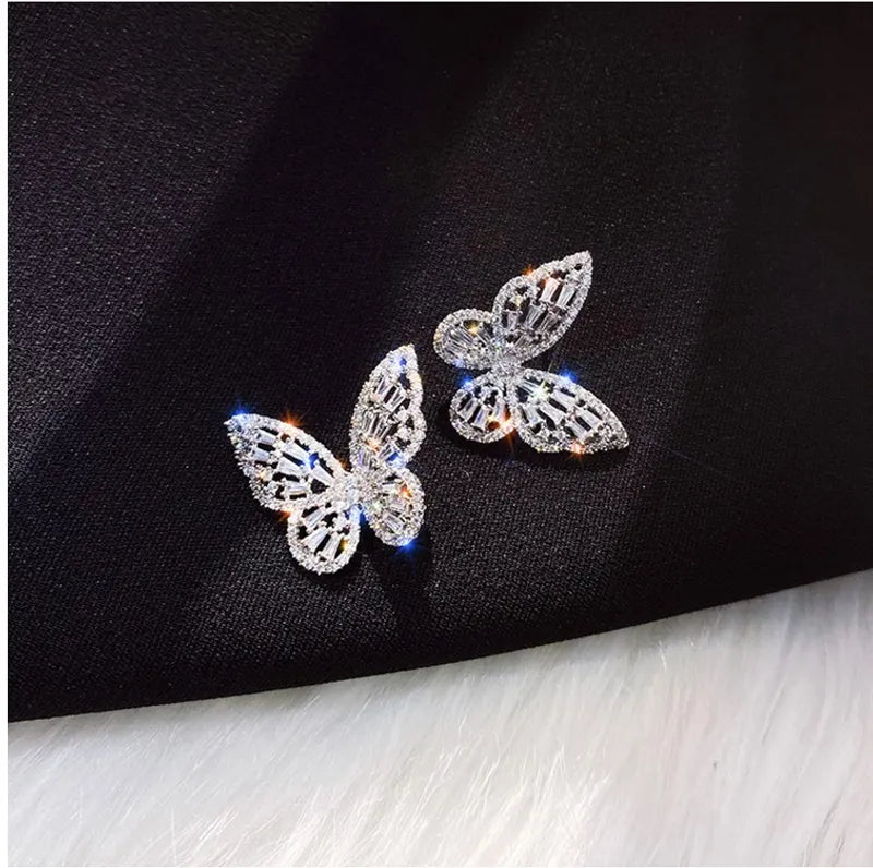 Elegant Butterfly Rhinestones Earrings