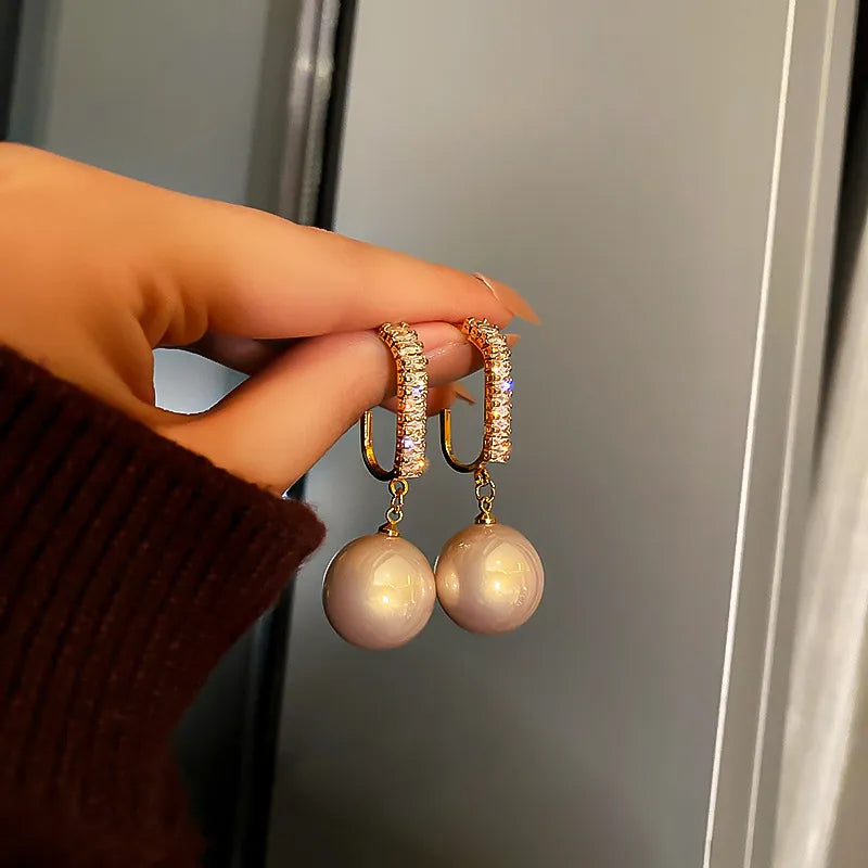 Beautiful Pearl Dangler Earrings