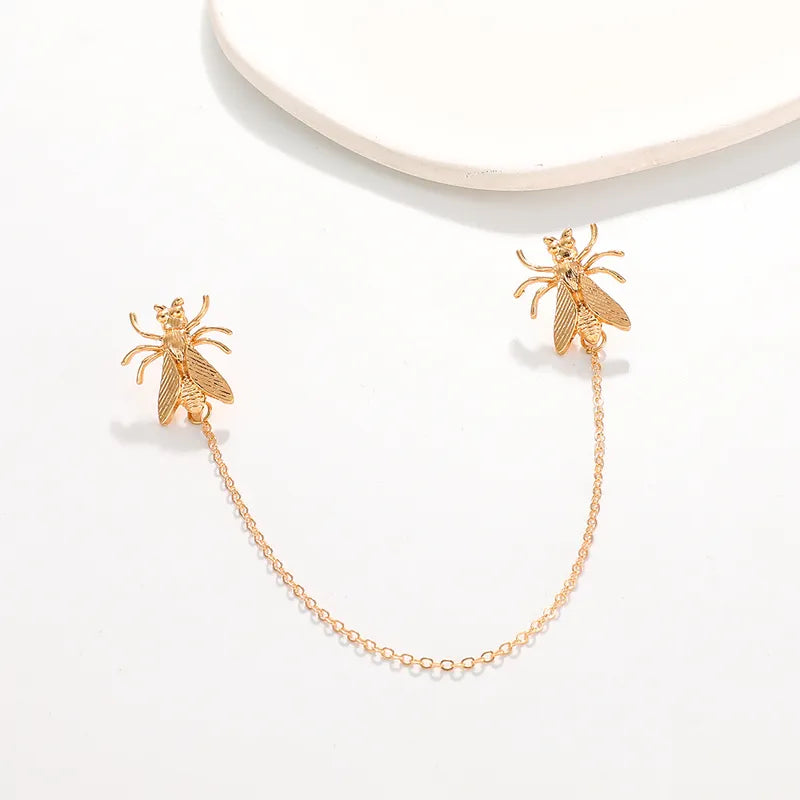 Insect Collar Brooch - 14K Gold Plated - PEACHY ACCESSORIES
