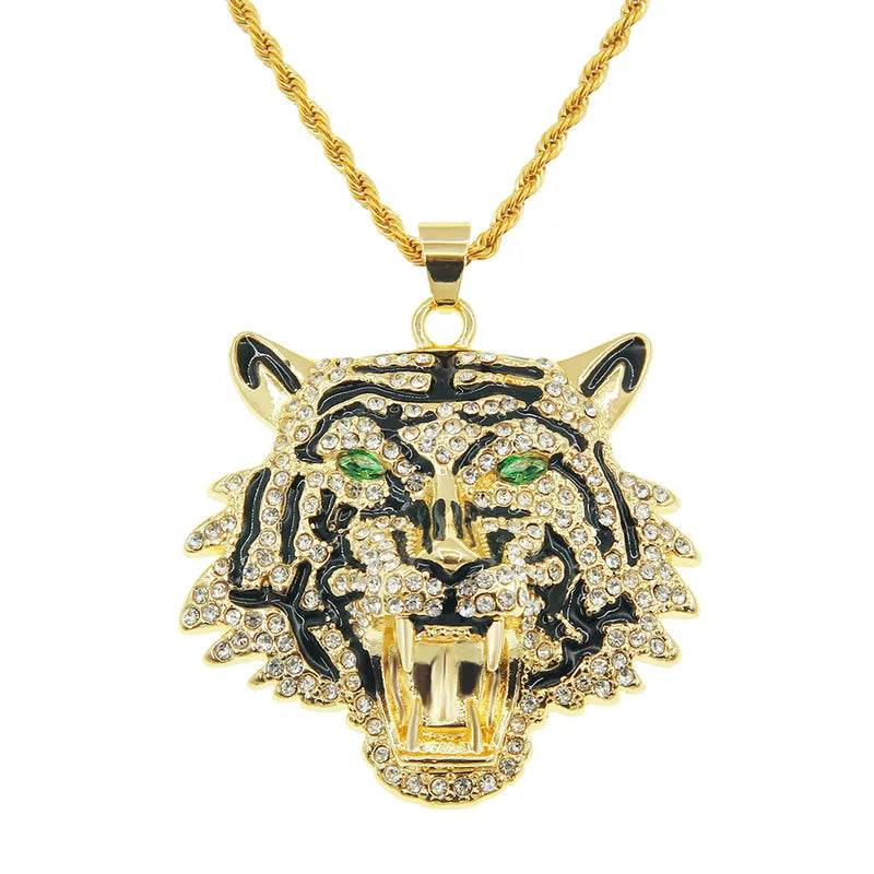 Tiger Pendent Necklace - PEACHY ACCESSORIES