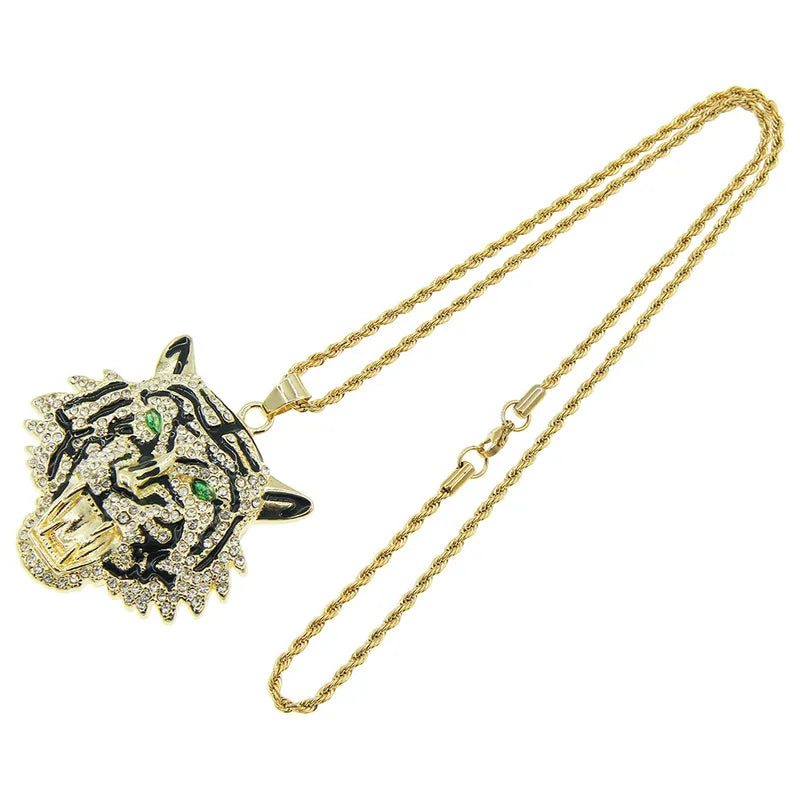 Tiger Pendent Necklace - PEACHY ACCESSORIES