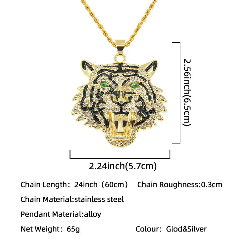 Tiger Pendent Necklace - PEACHY ACCESSORIES