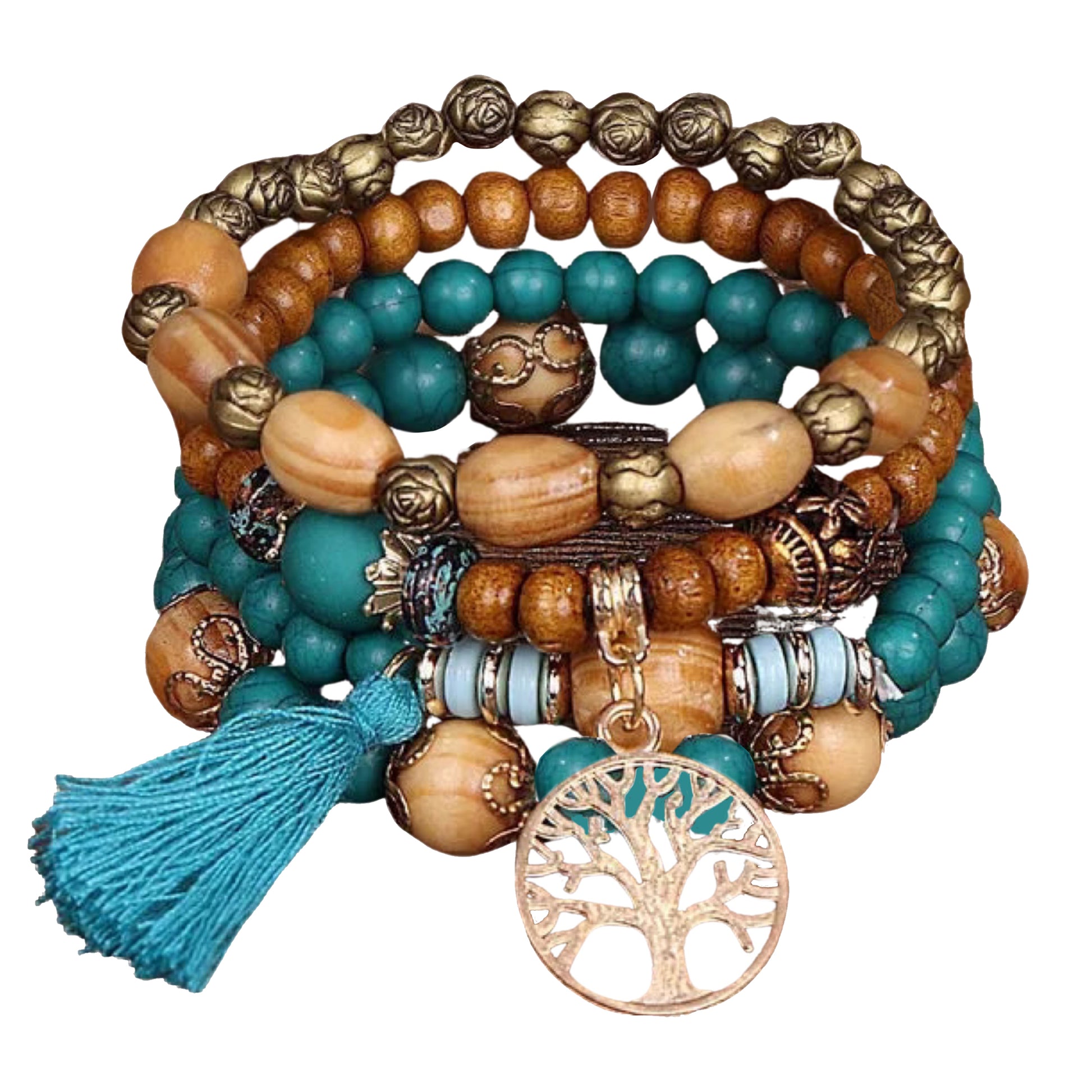 Tree of Life Bohemian Beaded Bracelet - PEACHY ACCESSORIES