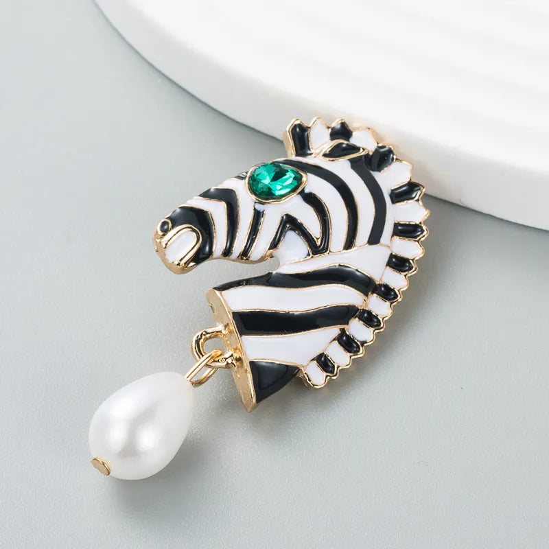 Zebra Brooch - PEACHY ACCESSORIES