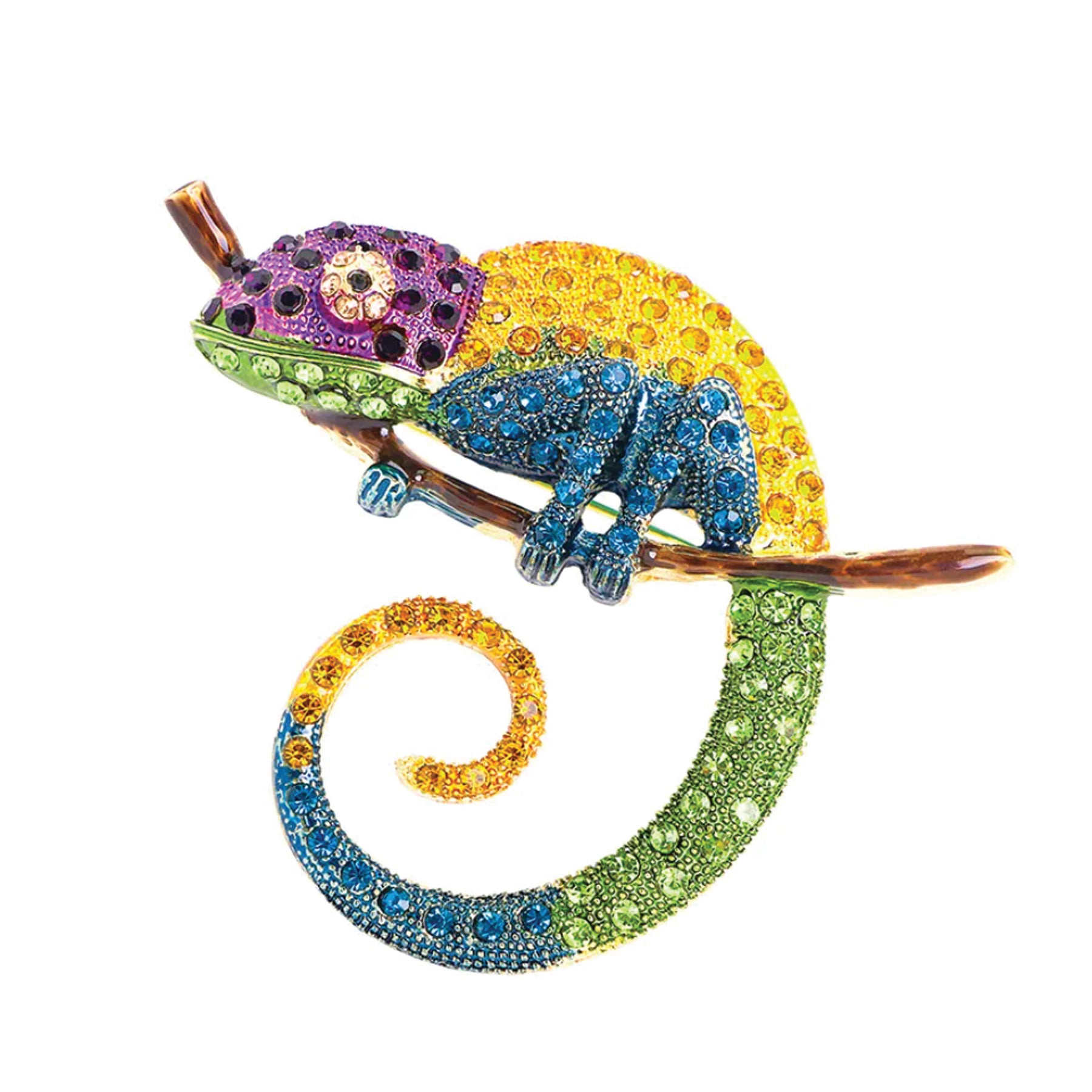 Chameleon Brooch - PEACHY ACCESSORIES