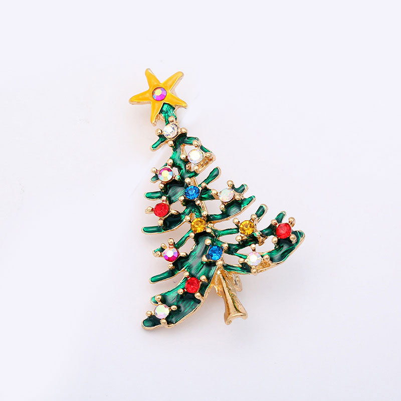 Christmas Tree Brooch - PEACHY ACCESSORIES