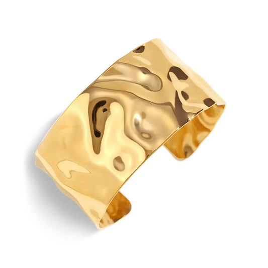 Chunky Kada Bangle 18K Gold Plated