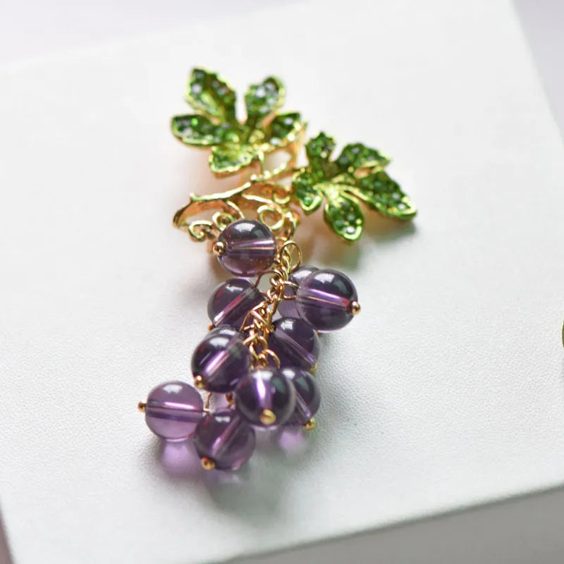 Grapes Brooch - PEACHY ACCESSORIES
