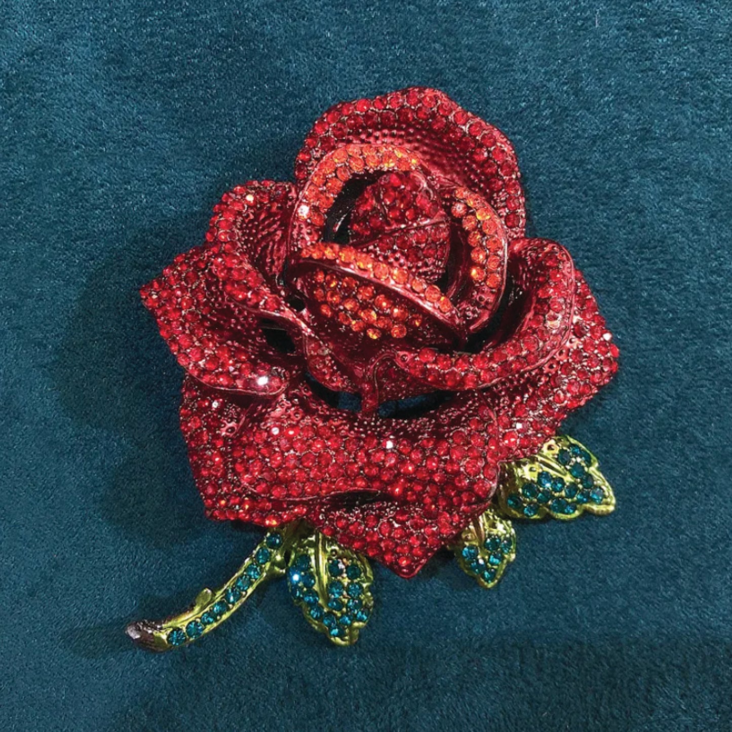 Luxurious Rose Brooch