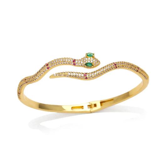 Classic Serpent Bangle - 18K Gold Plated