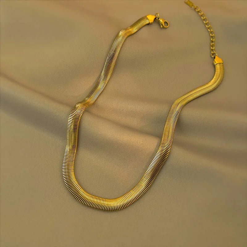 Snake Chain 18K Gold Plated