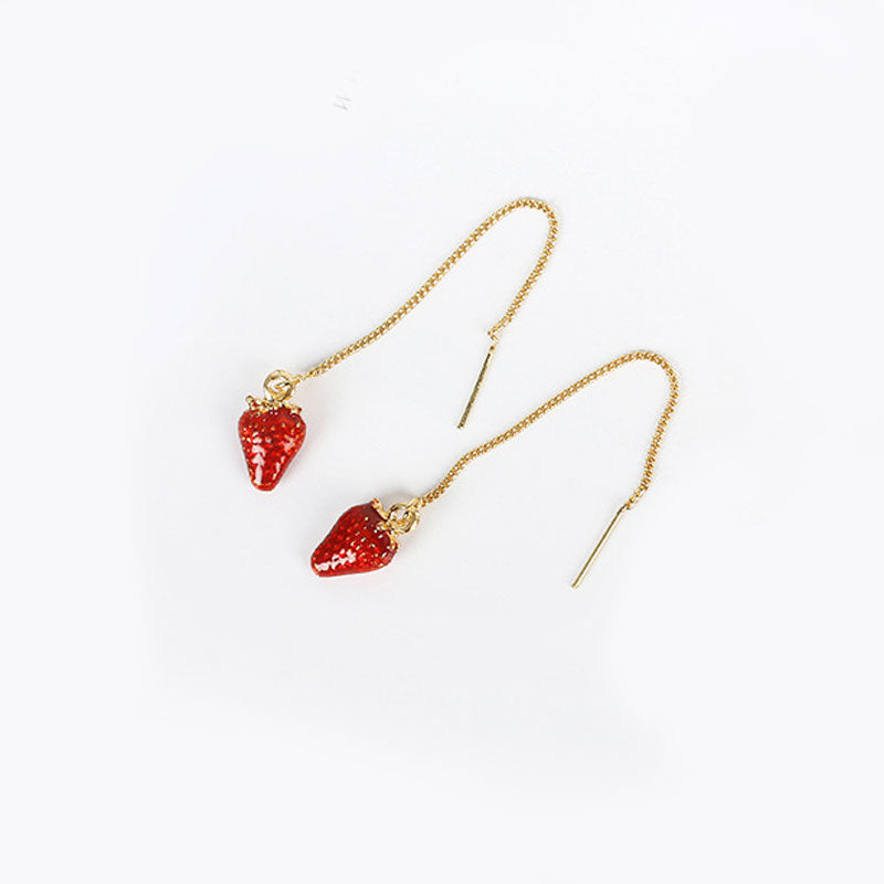 Strawberry Earrings - PEACHY ACCESSORIES