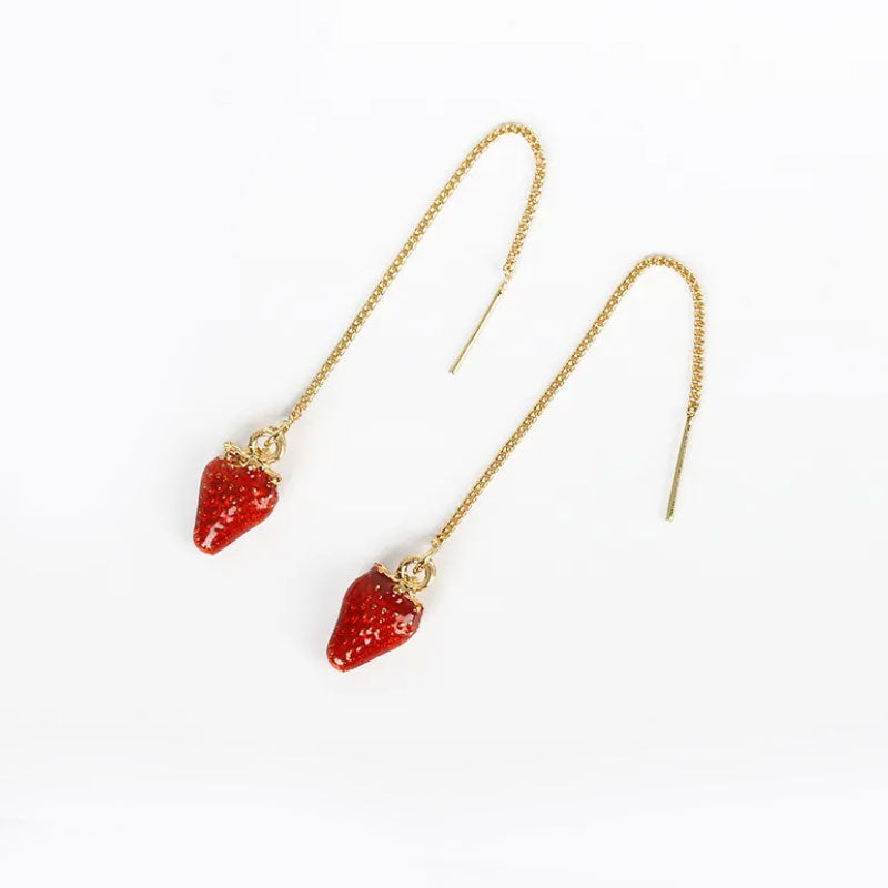 Strawberry Earrings - PEACHY ACCESSORIES